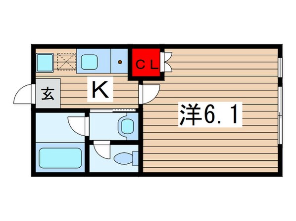 イーストランド稲毛の物件間取画像